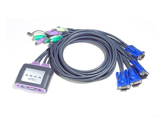 ATEN CS64A KVMP切换器 4口USB 2.0 KVM带音频功能详解